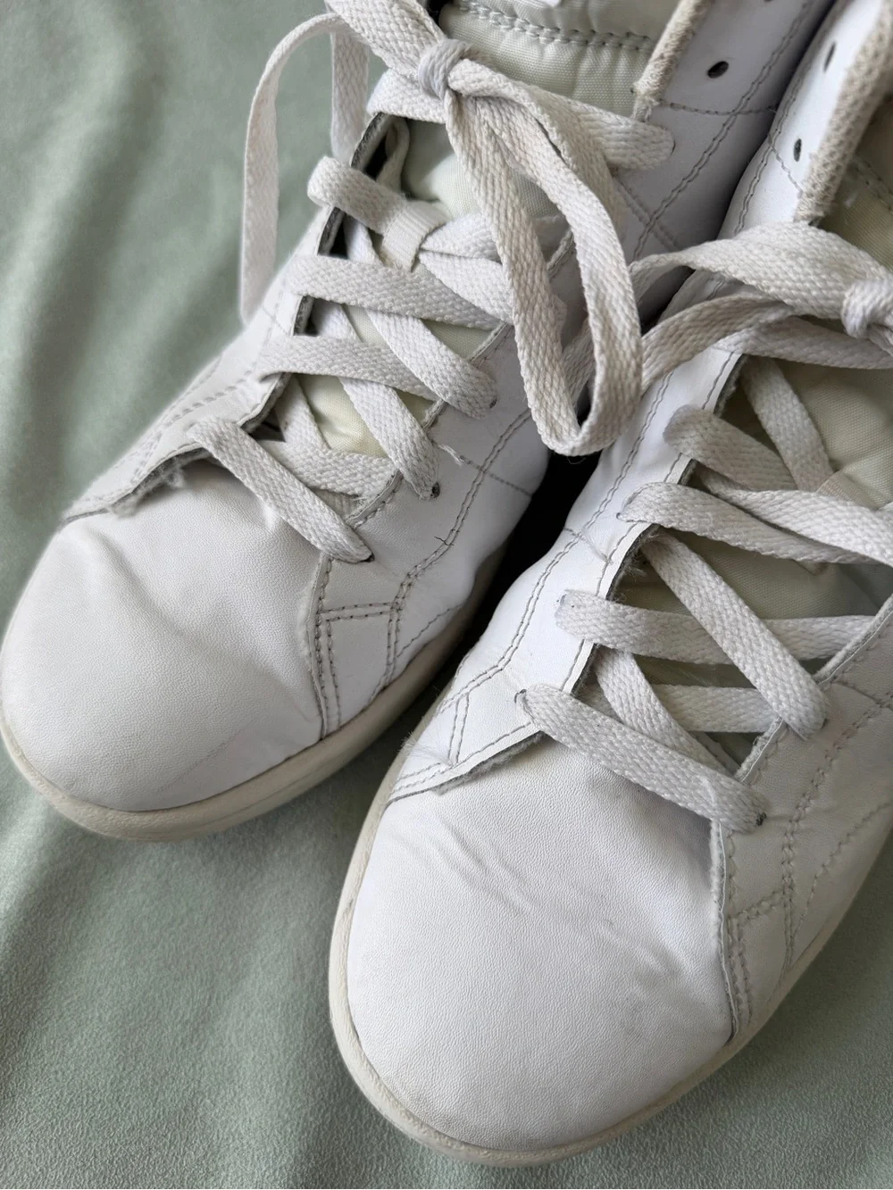 Nike Court Royale 2 Mid White Onyx Leather Mens Sneakers Size 10 CT1725-100